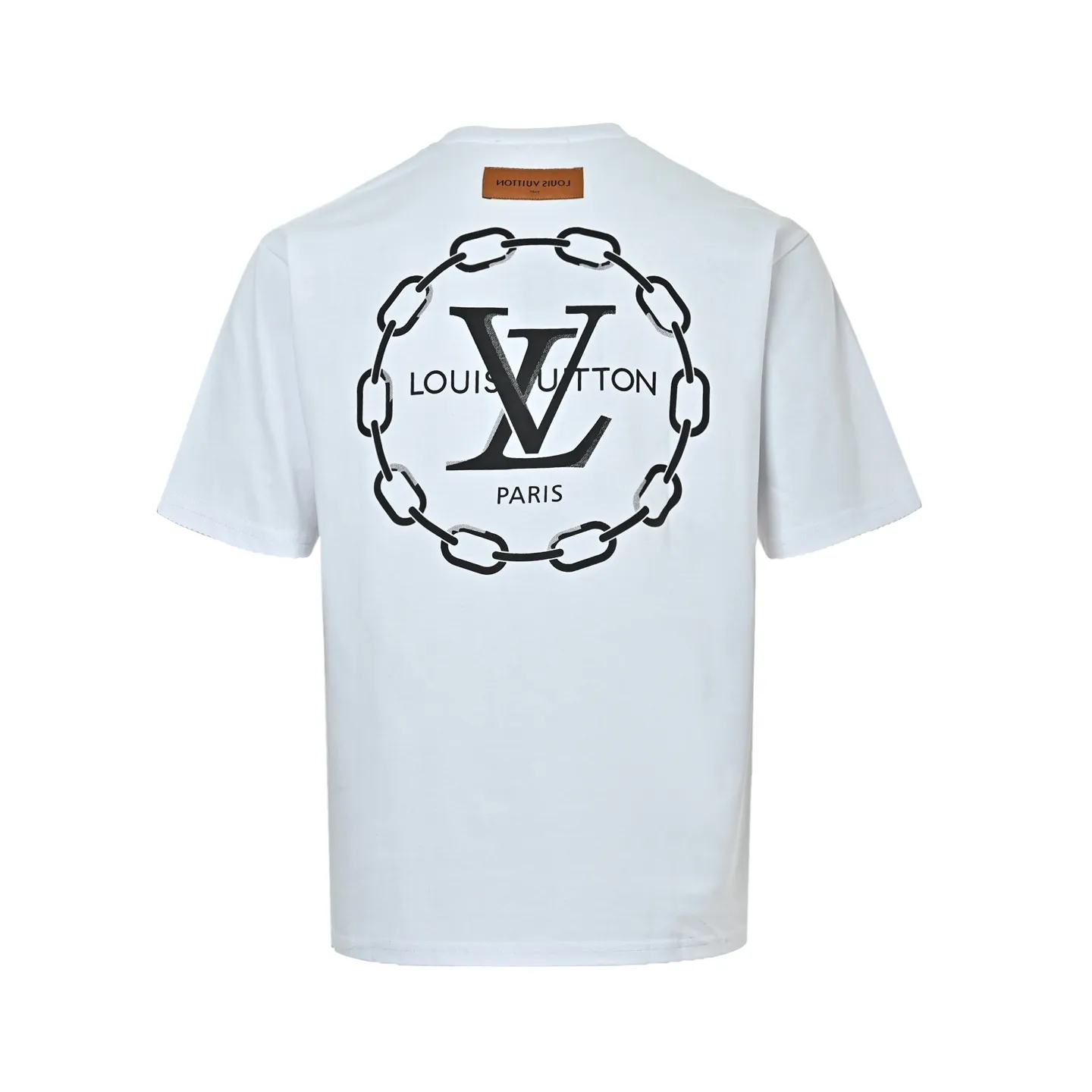 Louis Vuitton/Louis Vuitton 26ss chain letter logo printed short sleeves
